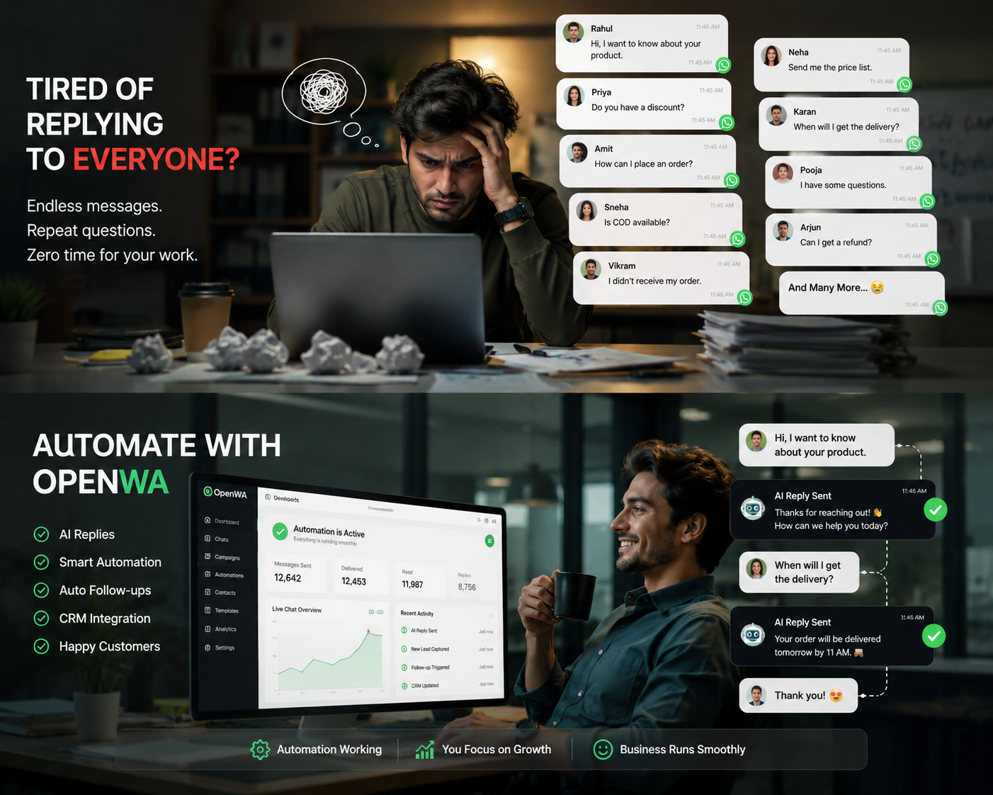 OpenWA Dashboard Preview